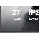 iiyama G-MASTER G2741HSU-B1 Monitor PC 68,6 cm (27") 1920 x 1080 Pixel Full HD Nero, Monitor di gioco Nero (opaco), 68,6 cm (27"), 1920 x 1080 Pixel, Full HD, Nero