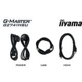 iiyama G-MASTER G2741HSU-B1 Monitor PC 68,6 cm (27") 1920 x 1080 Pixel Full HD Nero, Monitor di gioco Nero (opaco), 68,6 cm (27"), 1920 x 1080 Pixel, Full HD, Nero