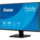 iiyama ProLite X2491HS-B1, Monitor LED Nero (opaco)