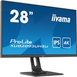iiyama ProLite XUB2893UHSU-B1 Monitor PC 71,1 cm (28") 3840 x 2160 Pixel 4K Ultra HD LED Nero, Monitor LED Nero, 71,1 cm (28"), 3840 x 2160 Pixel, 4K Ultra HD, LED, 3 ms, Nero