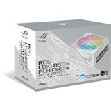 ASUS ROG Loki SFX-L 850W Platinum White alimentatore per computer 24-pin ATX Bianco, Alimentatore PC bianco, 850 W, 100 - 240 V, 110 W, 850 W, 110 W, 9,6 W