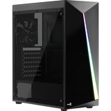 Aerocool Shard Midi Tower Nero Nero, Midi Tower, PC, Nero, ATX, micro ATX, Mini-ITX, Acrilonitrile butadiene stirene (ABS), SPCC, Giocare