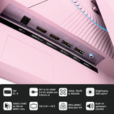 Arozzi AZ-NO-34T2K165, Monitor di gioco fucsia