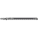 Bosch 2 608 637 944 lama per sega a gattuccio, sega a traforo e sega universale Lama per seghetto alternativo Acciaio al carbonio (HCS) 3 pz Lama per seghetto alternativo, Truciolare, Pannello in fibra, Legno dolce, Paniforte, Acciaio al carbonio (HCS), Grigio, 4 mm, 10 cm