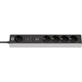 Brennenstuhl 1159780615, Ciabatta grigio/Nero
