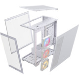 Corsair 3500X LX-R RGB, Chassis Tower bianco