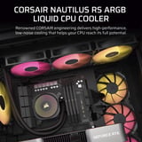 Corsair NAUTILUS 360 RS ARGB Ricondizionato, Raffreddamento ad acqua Nero
