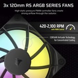Corsair NAUTILUS 360 RS ARGB Ricondizionato, Raffreddamento ad acqua Nero