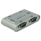 DeLOCK 4 Port USB 2.0 Serial Hub Argento argento, Argento, Windows 2000/XP/Server 2003/Vista, USB 2.0, Serial