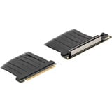 DeLOCK Scheda Riser PCI E 5.0 x16>x16 Slot 90° con cavo 30cm, Scheda di montaggio Nero