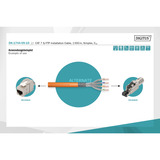 Digitus Cavo di posa professionale Cat.7 S/FTP simplex, Cca arancione 