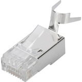 Digitus Connettori modulari CAT.6a per cavo rotondo, schermati, 100 pezzi, Spina 