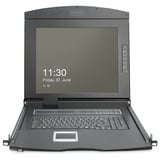 Digitus DS-72221-4GE, Switch KVM Nero