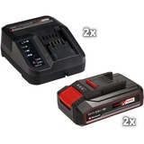 EINHELL GE-CM 36/33 Li (2x2,5Ah) Tagliaerba a spinta Batteria Nero, Rosso rosso/Nero, 5Ah), Tagliaerba a spinta, 33 cm, 2,5 cm, 6,5 cm, 30 L, 4 ruota(e)