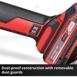 EINHELL Smerigliatrice angolare a batteria professionale AXXIO 18/115 Q, 18Volt rosso/Nero