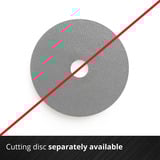 EINHELL Smerigliatrice angolare a batteria professionale AXXIO 18/115 Q, 18Volt rosso/Nero