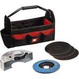 EINHELL TC-AG 125/850 Kit, Smerigliatrice angolare rosso/Nero