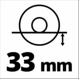 EINHELL TC-AG 125/850 Kit, Smerigliatrice angolare rosso/Nero