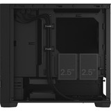 Fractal Design Pop Mini Silent Mini Tower Nero, Chassis Tower Nero, Mini Tower, PC, Nero, micro ATX, Mini-ITX, Acciaio, 17 cm