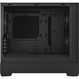 Fractal Design Pop Mini Silent Mini Tower Nero, Chassis Tower Nero, Mini Tower, PC, Nero, micro ATX, Mini-ITX, Acciaio, 17 cm