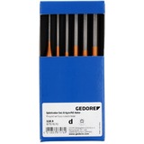 GEDORE Set di punzoni per spilli 116 A, 6 pezzi, Cacciaspine giallo