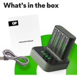 GP Batteries GPRCKCHM452D440, Caricabatterie grigio
