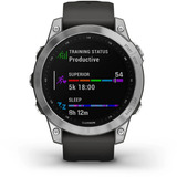 Garmin fēnix 7 - Standard Edition, Smartwatch argento