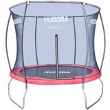 HUDORA Fantastic Trampolino 250V, Attrezzature per il fitness Nero/Rosso