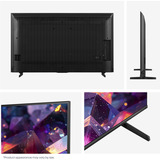 Hisense 55E7S PRO Televisore Hi-QLED, QLED TV Nero/grigio scuro