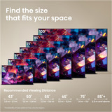 Hisense 55E7S PRO Televisore Hi-QLED, QLED TV Nero/grigio scuro