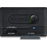 Icy Dock MB031U-1SMB scheda di interfaccia e adattatore M.2 Nero, USB tipo-C, M.2, Nero, status, CE, RoHS, REACH, 5 Gbit/s