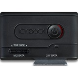 Icy Dock MB031U-1SMB scheda di interfaccia e adattatore M.2 Nero, USB tipo-C, M.2, Nero, status, CE, RoHS, REACH, 5 Gbit/s