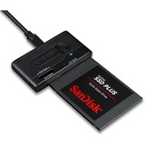 Icy Dock MB031U-1SMB scheda di interfaccia e adattatore M.2, Telaio di montaggio Nero, USB tipo-C, M.2, Nero, status, CE, RoHS, REACH, 5 Gbit/s