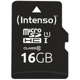 Intenso 16GB microSDHC UHS-I Classe 10, Scheda di memoria 16 GB, MicroSDHC, Classe 10, UHS-I, 90 MB/s, Class 1 (U1)