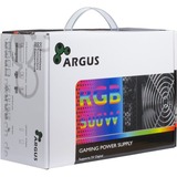 Inter-Tech Argus RGB-500W II, Alimentatore PC Nero