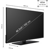 JVC LT-40VF5355, Televisore LED Nero