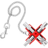 KNIPEX 00 11 06, chiave combinata   argento/Rosso