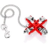 KNIPEX Chiave universale 00 11 06, chiave combinata   argento/Rosso