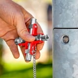 KNIPEX Chiave universale 00 11 06, chiave combinata   argento/Rosso