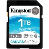 Kingston Canvas Go! Plus 1 TB SDXC, Scheda di memoria Nero