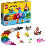 LEGO Classic Divertimento creativo sull’oceano Set da costruzione, 4 anno/i, Plastica, 333 pz, 438 g