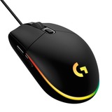 Logitech G203 Lightsync mouse USB tipo A 8000 DPI Nero, USB tipo A, 8000 DPI, 1 ms, Nero