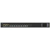 Netgear GSM4212UX Gestito L2/L3 Gigabit Ethernet (10/100/1000) Supporto Power over Ethernet (PoE) 1U Nero, Interruttore Gestito, L2/L3, Gigabit Ethernet (10/100/1000), Supporto Power over Ethernet (PoE), Montaggio rack, 1U