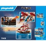 PLAYMOBIL Pirates Piccola Nave Pirata, Giochi di costruzione 