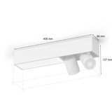 Philips Hue White & Color Ambiance Centris Spot da soffitto 2 pezzi, Luce LED bianco