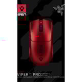 Razer RZ01-05120400-R3M1, Mouse da gioco rosso scuro/Nero