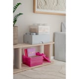 Room Copenhagen LEGO Mattoncino di Stoccaggio 4 Coperchio Superiore Glitter, Scatola di immagazzinaggio trasparente