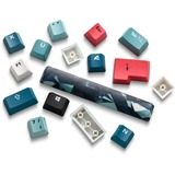 Sharkoon SKILLER SGK50 S3 Design Bundle D1, set grigio-verde/Rosso