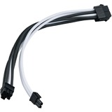 SilverStone Cavo di prolunga PCIe SST-PP07E-PCIBW Nero/Bianco
