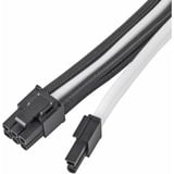 SilverStone Cavo di prolunga PCIe SST-PP07E-PCIBW Nero/Bianco